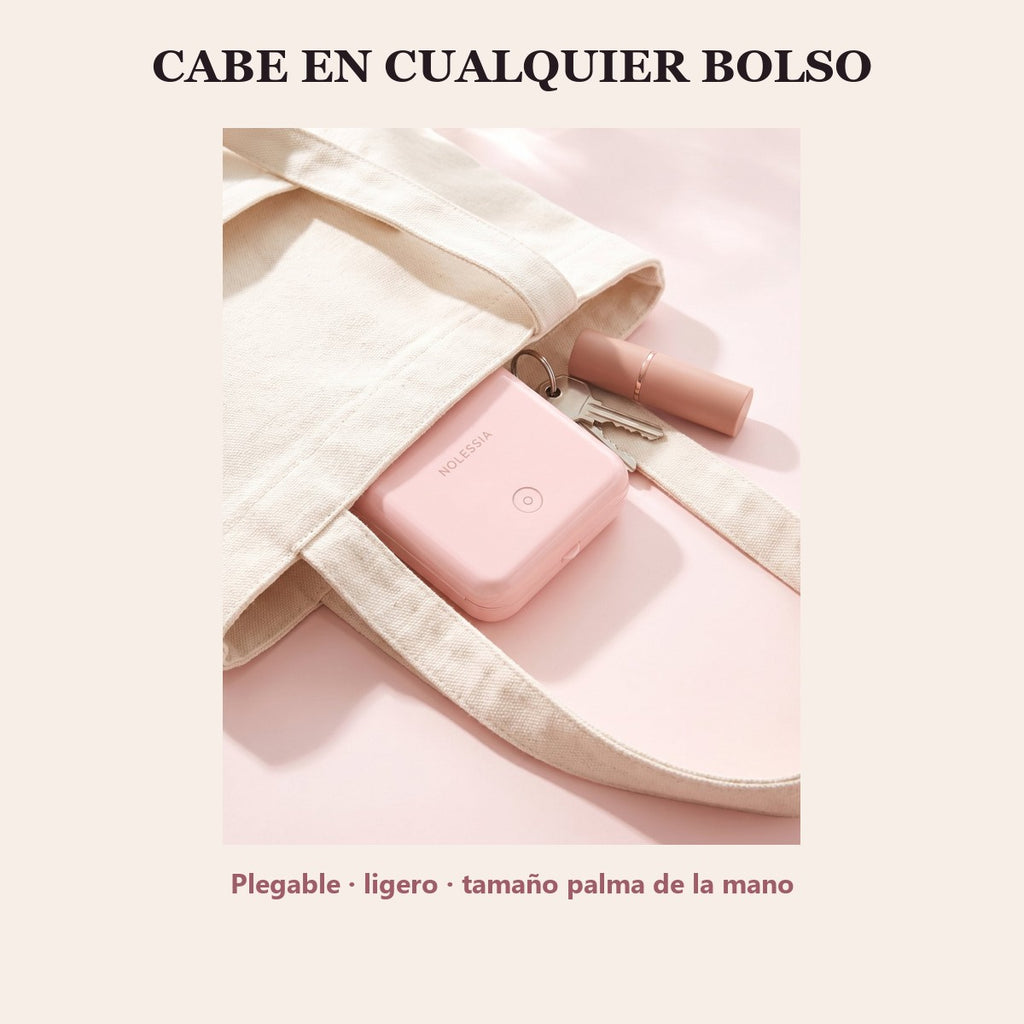El espejo NOLESSIA cabe en cualquier bolso