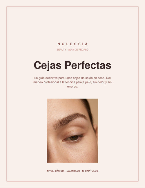 eBook «Cejas Perfectas» de NOLESSIA — guía digital paso a paso para las cejas