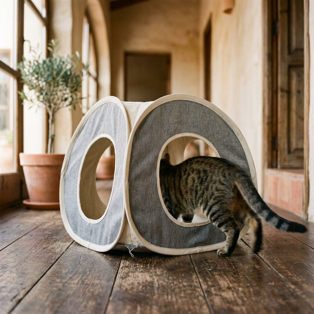 Túnel Plegable 3 Salidas para Gatos