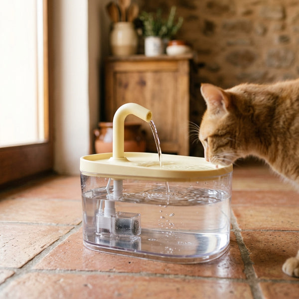 Fuente de Agua con Filtro para Gatos