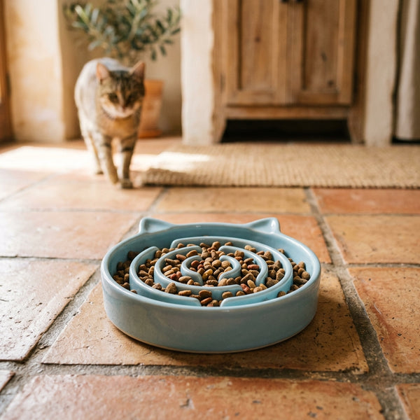 Comedero Antivoracidad · Perro y Gato