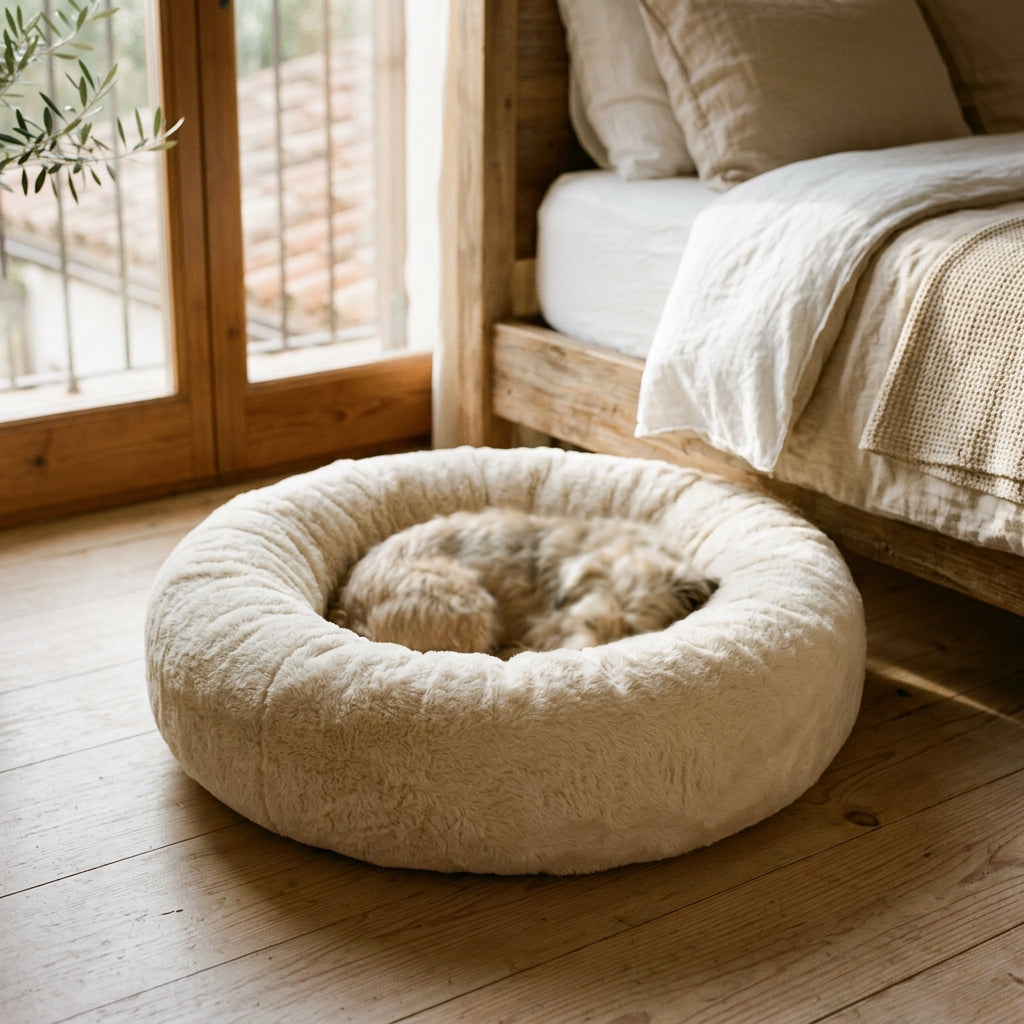 Cama Donut de Borde Alto · Perro y Gato