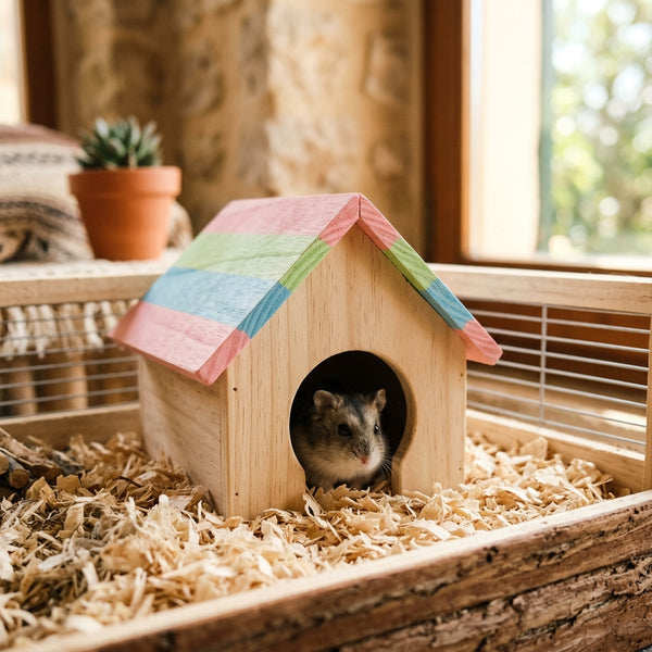 Casita de Madera para Hámster